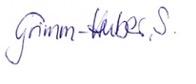 Unterschrift Sabrina Grimm-Huber